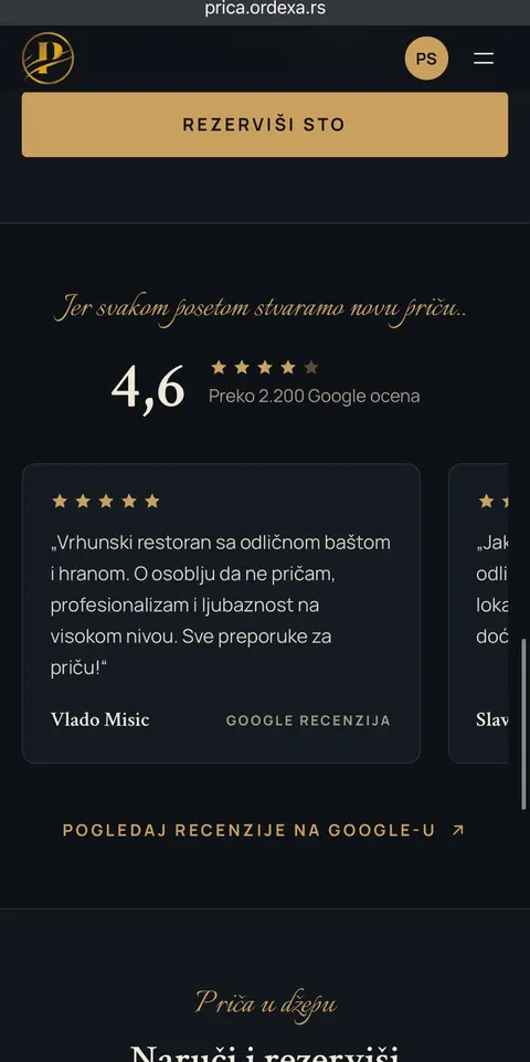Priča Google recenzije
